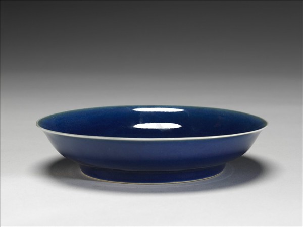 霽青釉盤