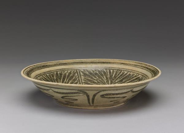 日本明治時代煎茶提籃茶器組-青花杯- 故宮