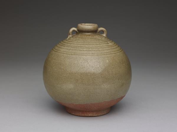 日本桃山時代信樂窯一重口水罐- 故宮