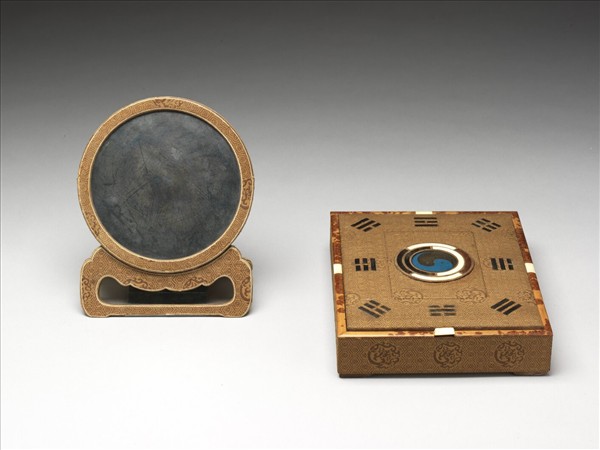 仿唐雙鸞葵花鏡