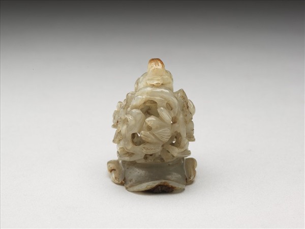 鴛鴦荷葉紋玉頂