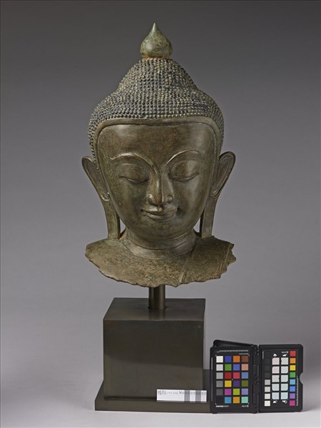 掸邦風格青銅佛頭