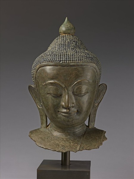 掸邦風格青銅佛頭