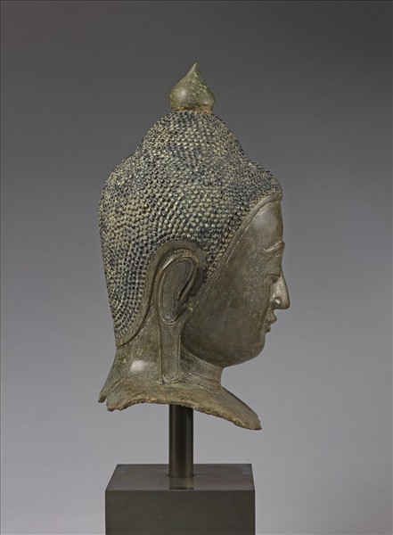 掸邦風格青銅佛頭