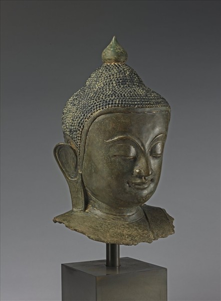 掸邦風格青銅佛頭