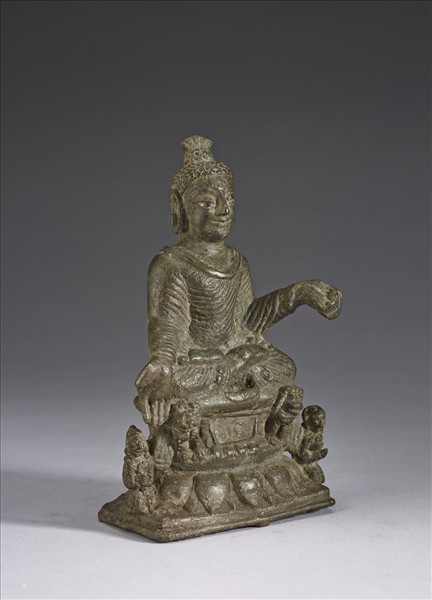 青銅佛趺坐像