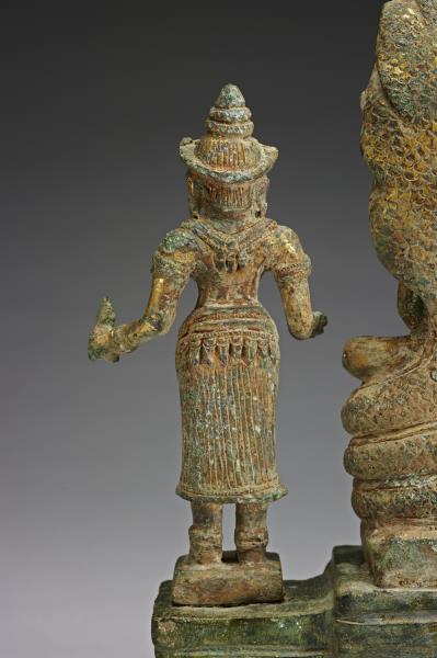 釋迦牟尼佛，四臂觀音，般若佛母三尊像