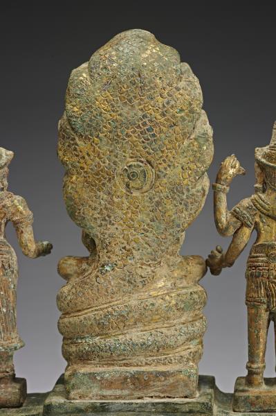 釋迦牟尼佛，四臂觀音，般若佛母三尊像