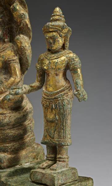 釋迦牟尼佛，四臂觀音，般若佛母三尊像