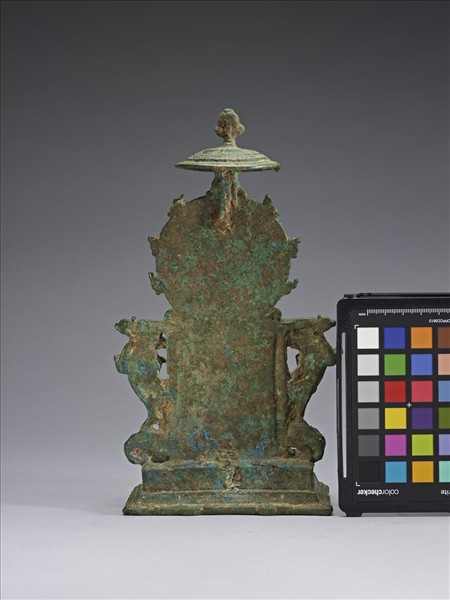 青銅佛垂足坐像