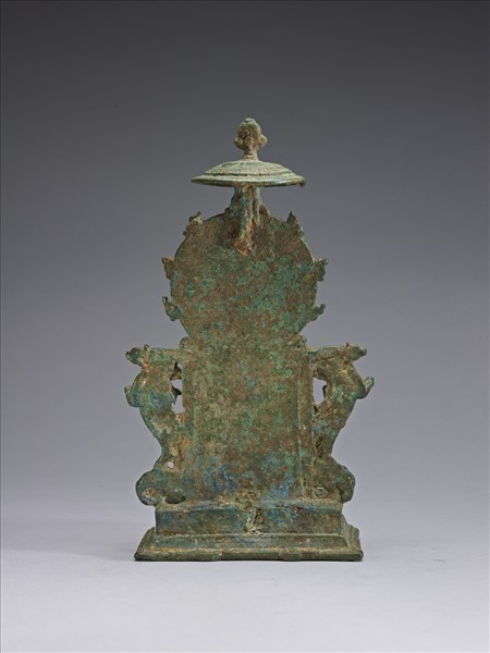 青銅佛垂足坐像