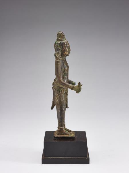 青銅鎏金四臂觀音菩薩立像