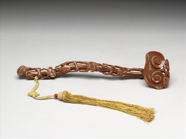 金星玻璃靈芝如意