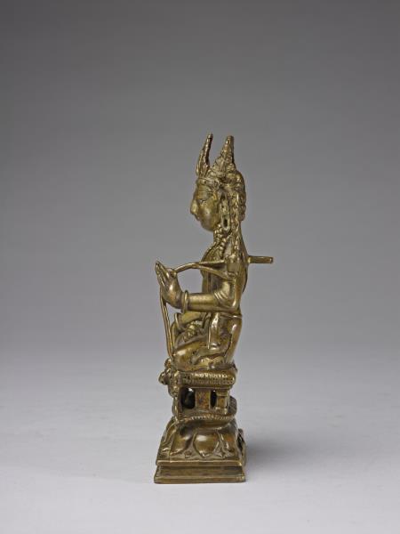 銅鎏金彌勒菩薩趺坐像- 故宮