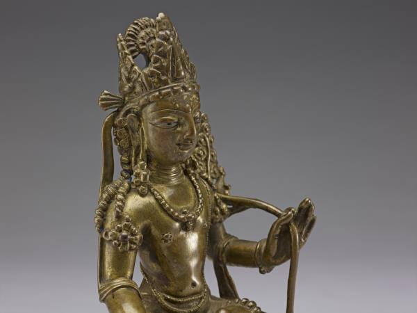 銅鎏金彌勒菩薩趺坐像- 故宮