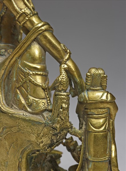 銅鎏金觀音菩薩像