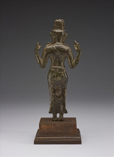 青銅鎏金四臂觀音菩薩立像