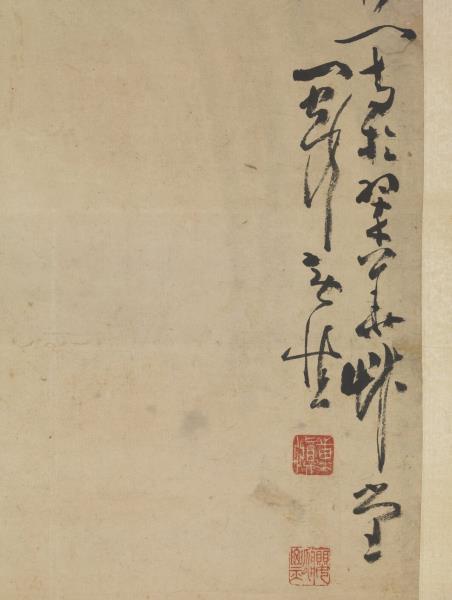 清黃慎煉丹圖　軸