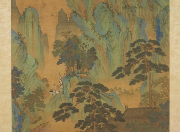 明仇英晝錦堂　軸