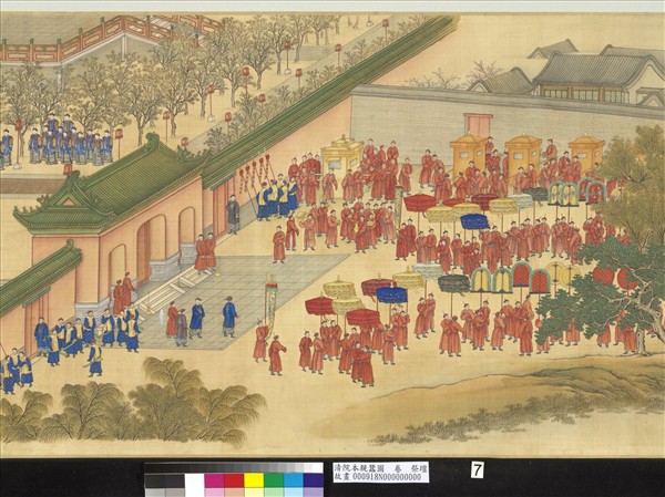 清院本親蠶圖　卷　祭壇