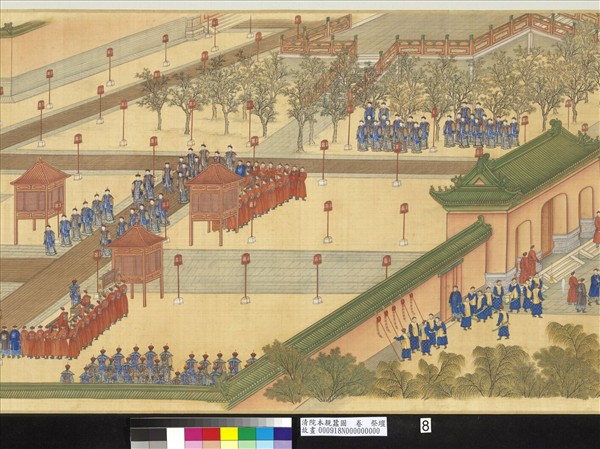 清院本親蠶圖　卷　祭壇