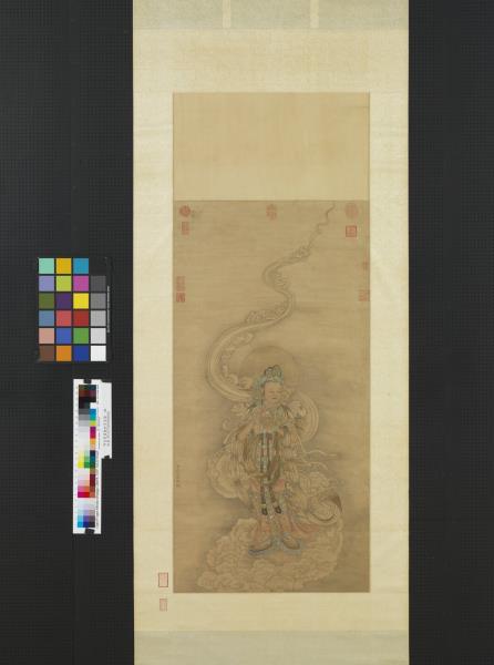 明仇英畫觀世音菩薩　軸