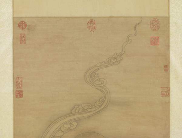 明仇英畫觀世音菩薩　軸