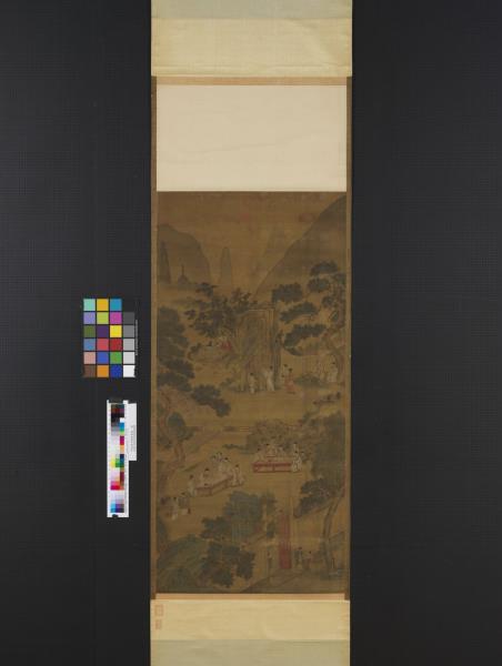 明仇英西園雅集圖　軸