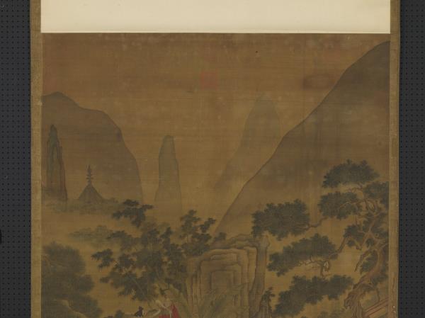 明仇英西園雅集圖　軸