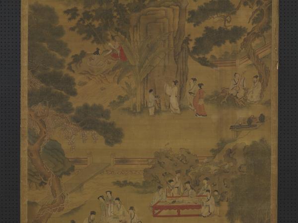 明仇英西園雅集圖　軸