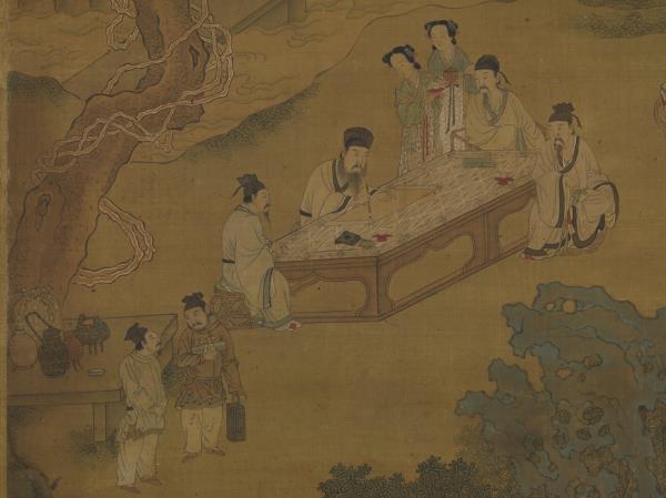 明仇英西園雅集圖　軸