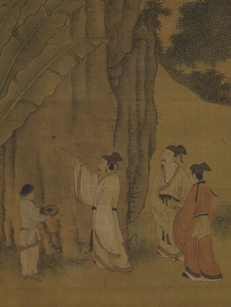 明仇英西園雅集圖　軸