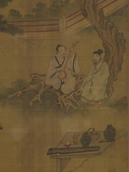 明仇英西園雅集圖　軸