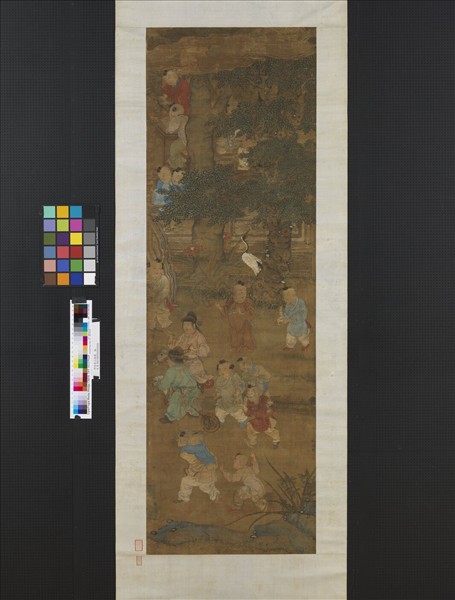 明仇英人物圖　軸