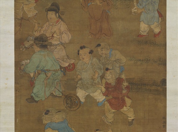 明仇英人物圖　軸