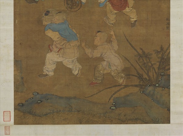 明仇英人物圖　軸