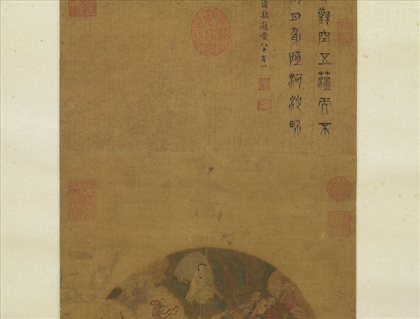 明仇英畫觀音　軸