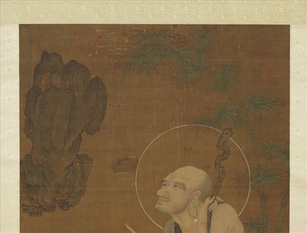 明人畫羅漢　軸