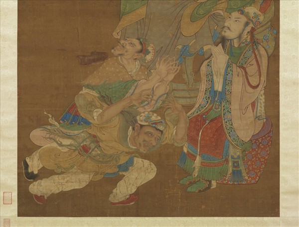 明人畫羅漢　軸