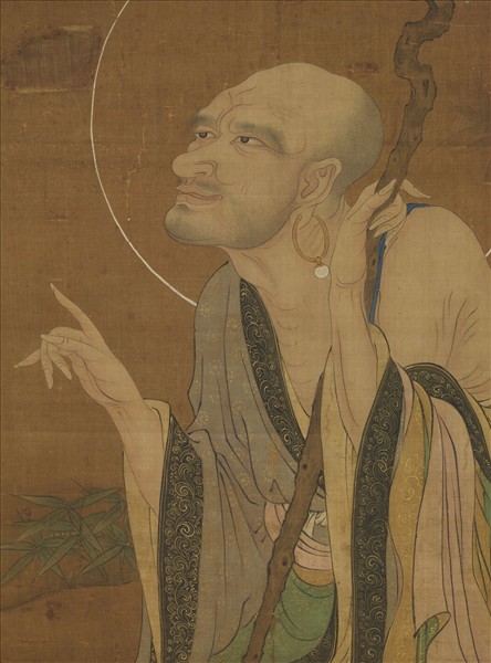 明人畫羅漢　軸