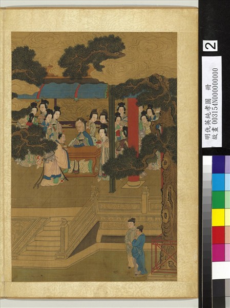 明仇英純孝圖　冊　前漢文帝