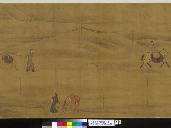 宋陳居中觀獵圖　卷