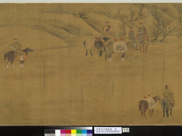 宋陳居中觀獵圖　卷