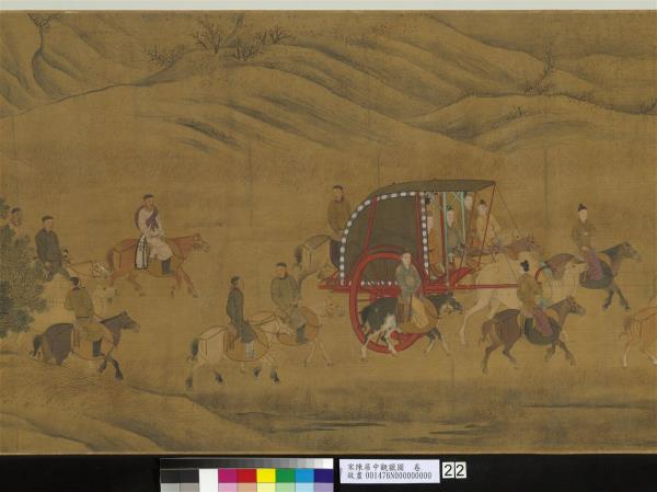 宋陳居中觀獵圖　卷