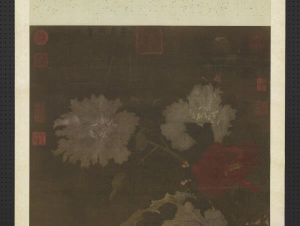 五代後蜀滕昌祐牡丹　軸