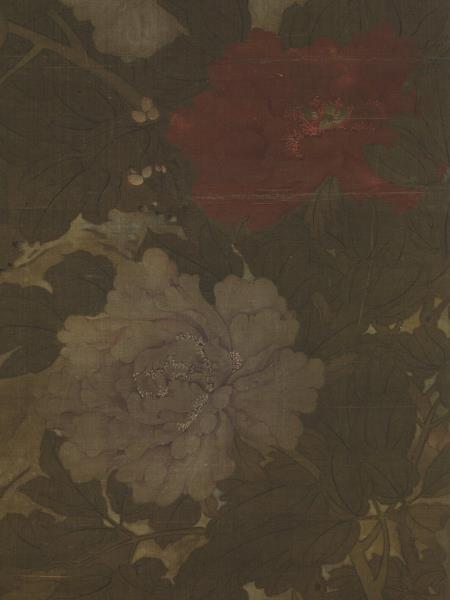 五代後蜀滕昌祐牡丹　軸