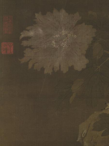 五代後蜀滕昌祐牡丹　軸