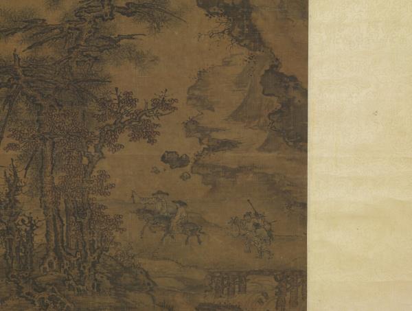 宋郭熙秋山行旅圖　軸