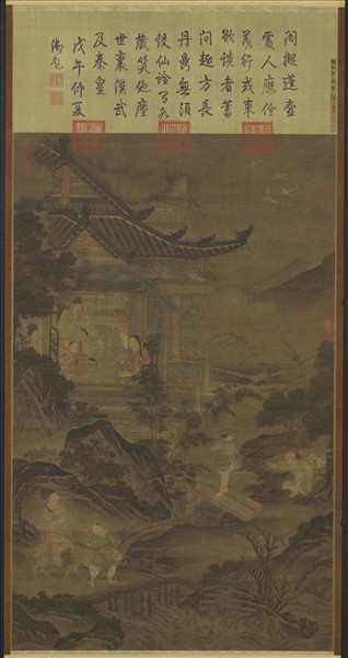 宋劉松年蓬壺仙侶圖　軸