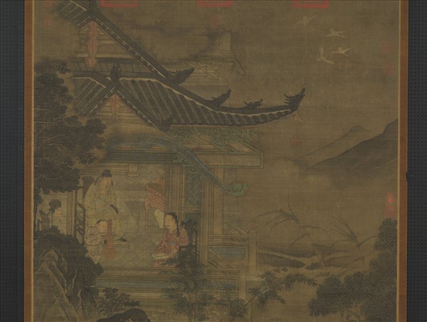 宋劉松年蓬壺仙侶圖　軸